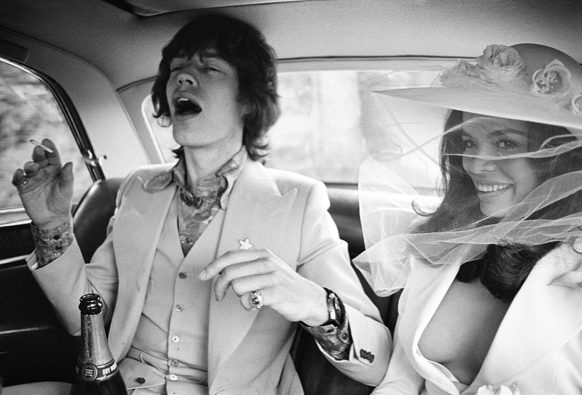British rock musician Mick Jagger and Nicaraguan Bianca Perez Morena de Marcias just after their Wedding in St Tropez, France on 12th May 1971. (Photo by Lichfield Archive via Getty Images).