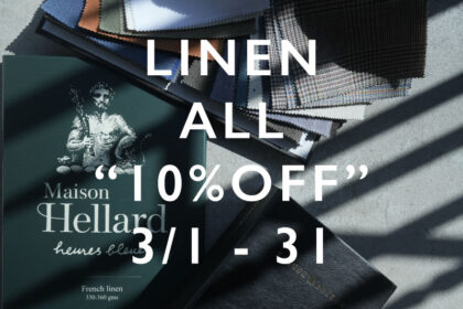 オーダースーツ,福岡,福岡オーダースーツ,おすすめ,人気,評判,リネン,maisonhellardフランス2026